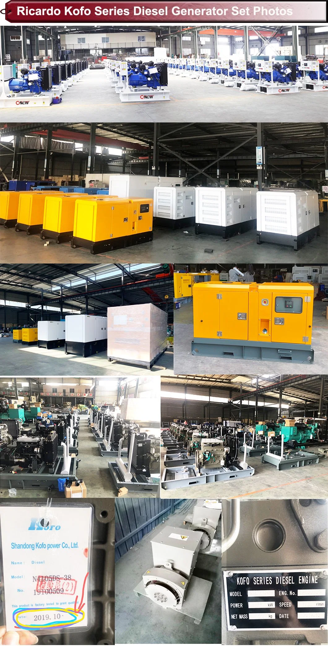 Manufacturer OEM Isuzu 125kv/125kVA/100kw 50Hz Diesel Mechinical Power Ultrasonic for Building Office Generator Set Price List with ATS for Sale