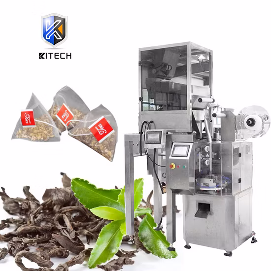 Ultrasonic Cutting Filter Paper Tea Bag Packaging Machine Pyramid Tea Bag Packing Machine
